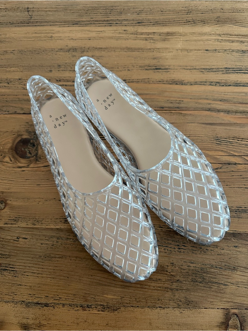 A New Day Lattice Jelly Ballet Flats - Women's Slip-On